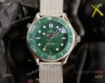 Replica Omega Seamaster Diver 300M Watch Green Ceramic Bezel